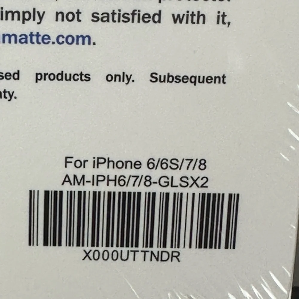 Glass Screen Protector 2-Pack Scratch Resistant‎ 9H Zero Bubble Ultra Clear NIB